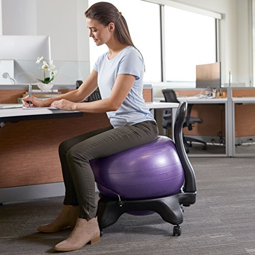 Best ideas about Air Chair Exercise
. Save or Pin Gaiam Classic Balance Ball Chair – Exercise Stability Yoga Now.