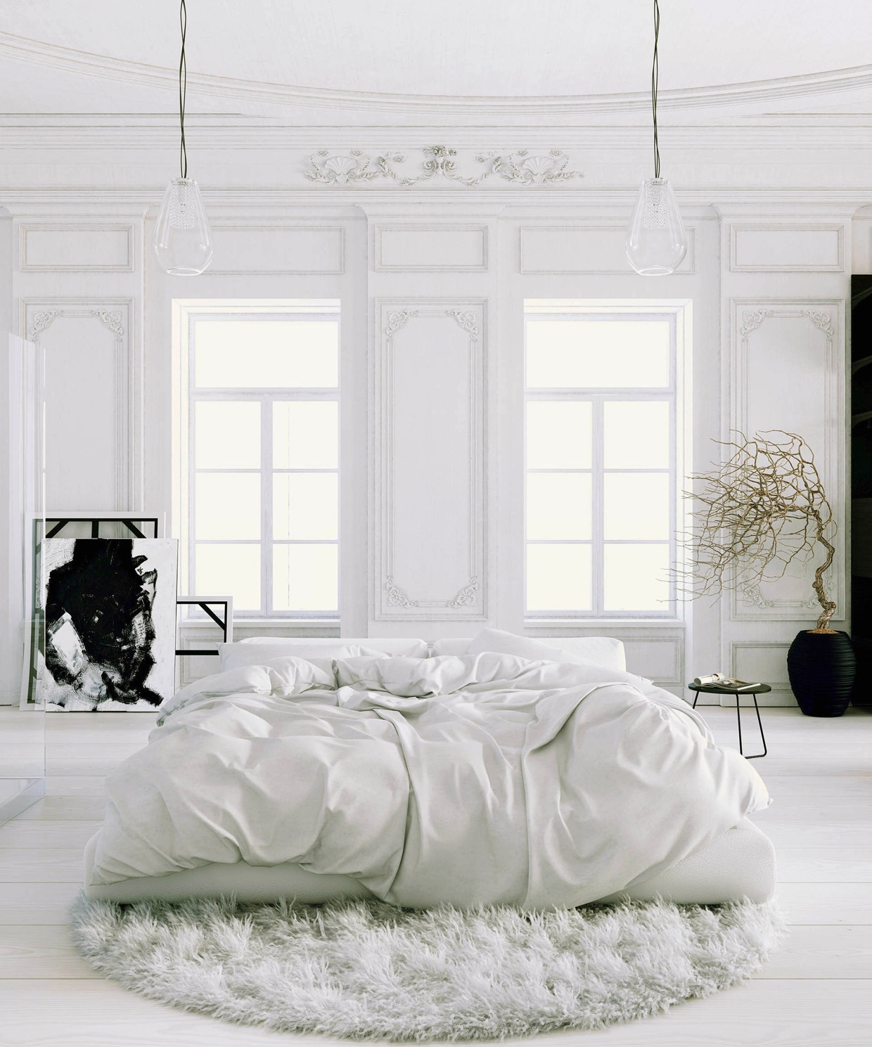 Best ideas about All White Bedroom
. Save or Pin 41 White Bedroom Interior Design Ideas & Now.