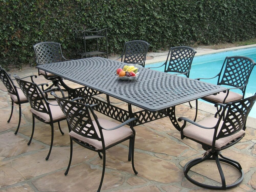 Best ideas about Aluminum Patio Furniture
. Save or Pin Cast Aluminum Patio Furniture 9 Pc Extension Dining Table Now.