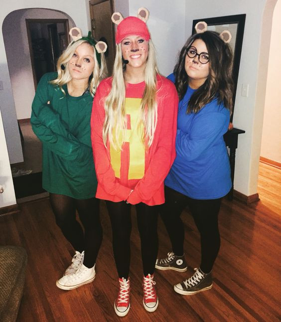 Best ideas about Alvin And The Chipmunks DIY Costume
. Save or Pin 50 Bold And Cute Group Halloween Costumes For Cheerful Now.