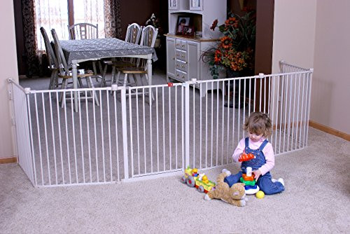 Best ideas about Amazon Baby Gate
. Save or Pin Gates Doorways Barrier 8 Panels Extra Wide Baby Safety Pet Now.