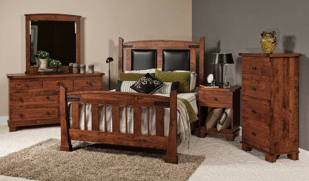 Best ideas about Amish Bedroom Furniture
. Save or Pin Luxury Amish Bedroom Set 5 Pc Mission Rustic Larado Solid Now.