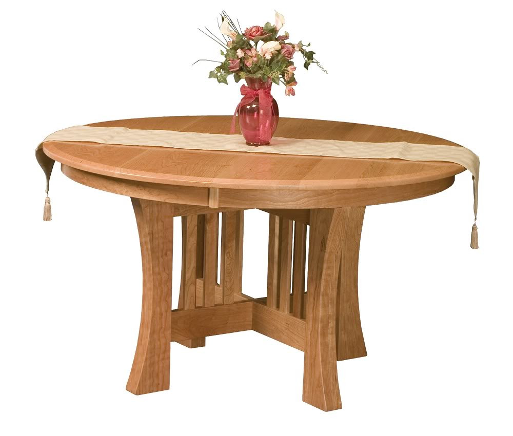 Best ideas about Amish Dining Table
. Save or Pin Amish Round Dining Table Arts Crafts Mission Base Solid Now.