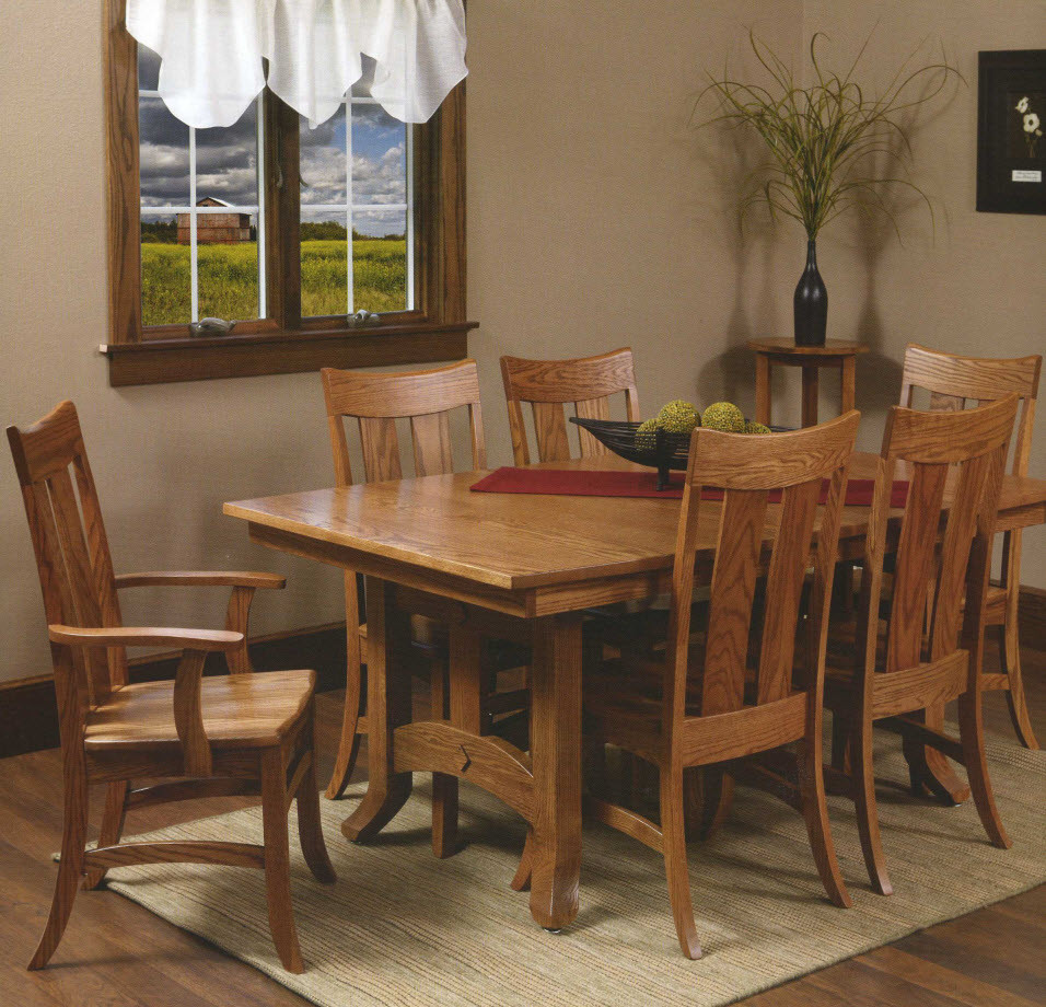 Best ideas about Amish Dining Table
. Save or Pin Amish crafted Arts & Crafts Dining Now.