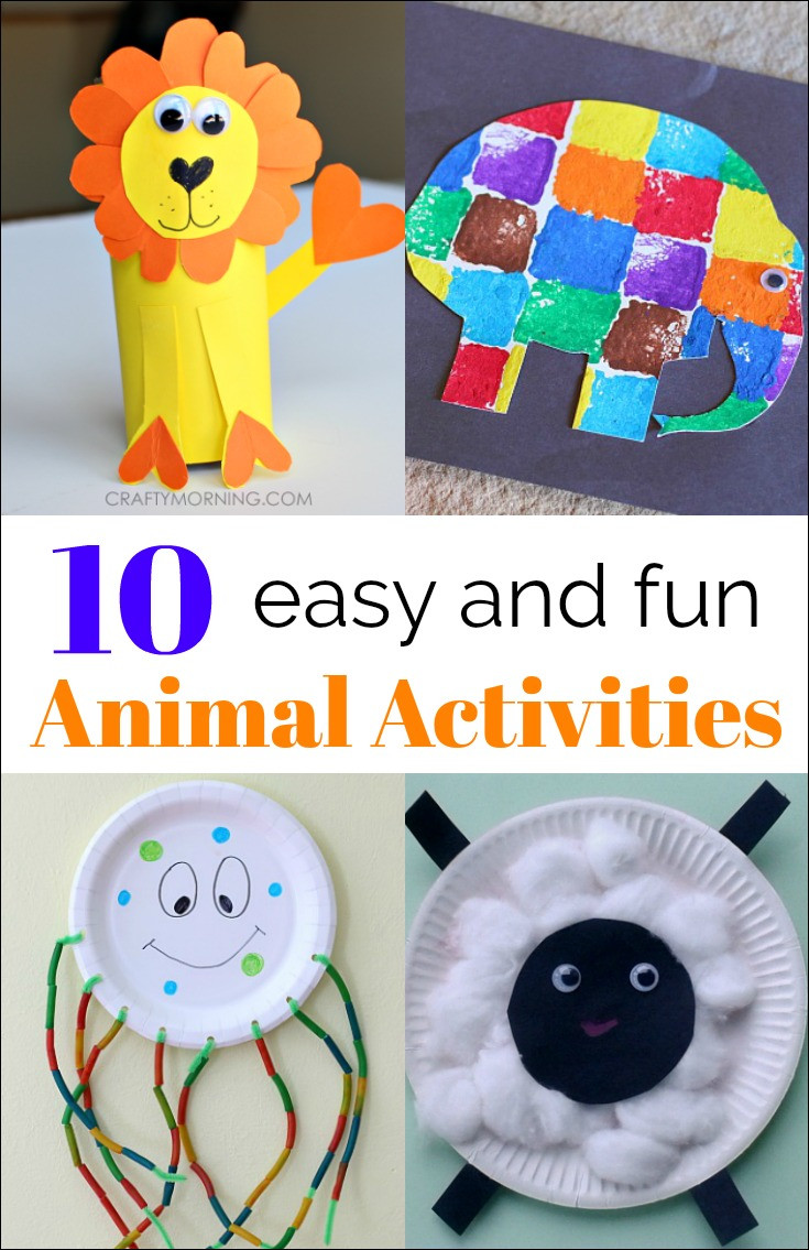 Best ideas about Animal Art Projects For Kids
. Save or Pin 10 Simple Animal Activities from The Kids Weekly Co Op Now.