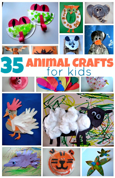 Best ideas about Animal Art Projects For Kids
. Save or Pin 35 Easy Animal Crafts For Kids No Time For Flash Cards Now.