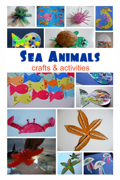 Best ideas about Animal Art Projects For Kids
. Save or Pin Sea Animal Crafts & Activities No Time For Flash Cards Now.