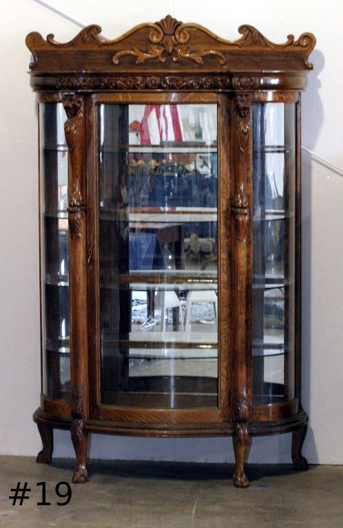 Best ideas about Antique Curio Cabinet
. Save or Pin antique curio cabinet with curved glass Now.