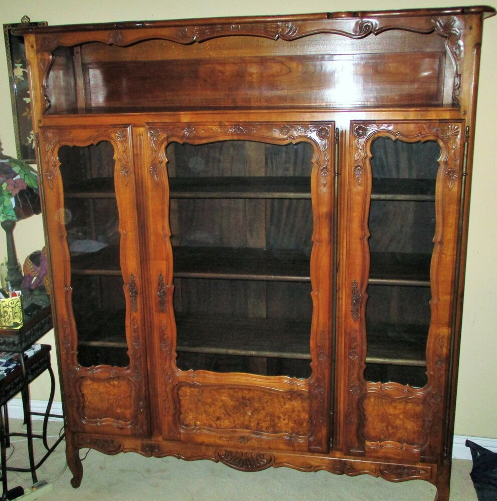 Best ideas about Antique Curio Cabinet
. Save or Pin Antique French Provincial Key Cupboard Glass Curio Cabinet Now.