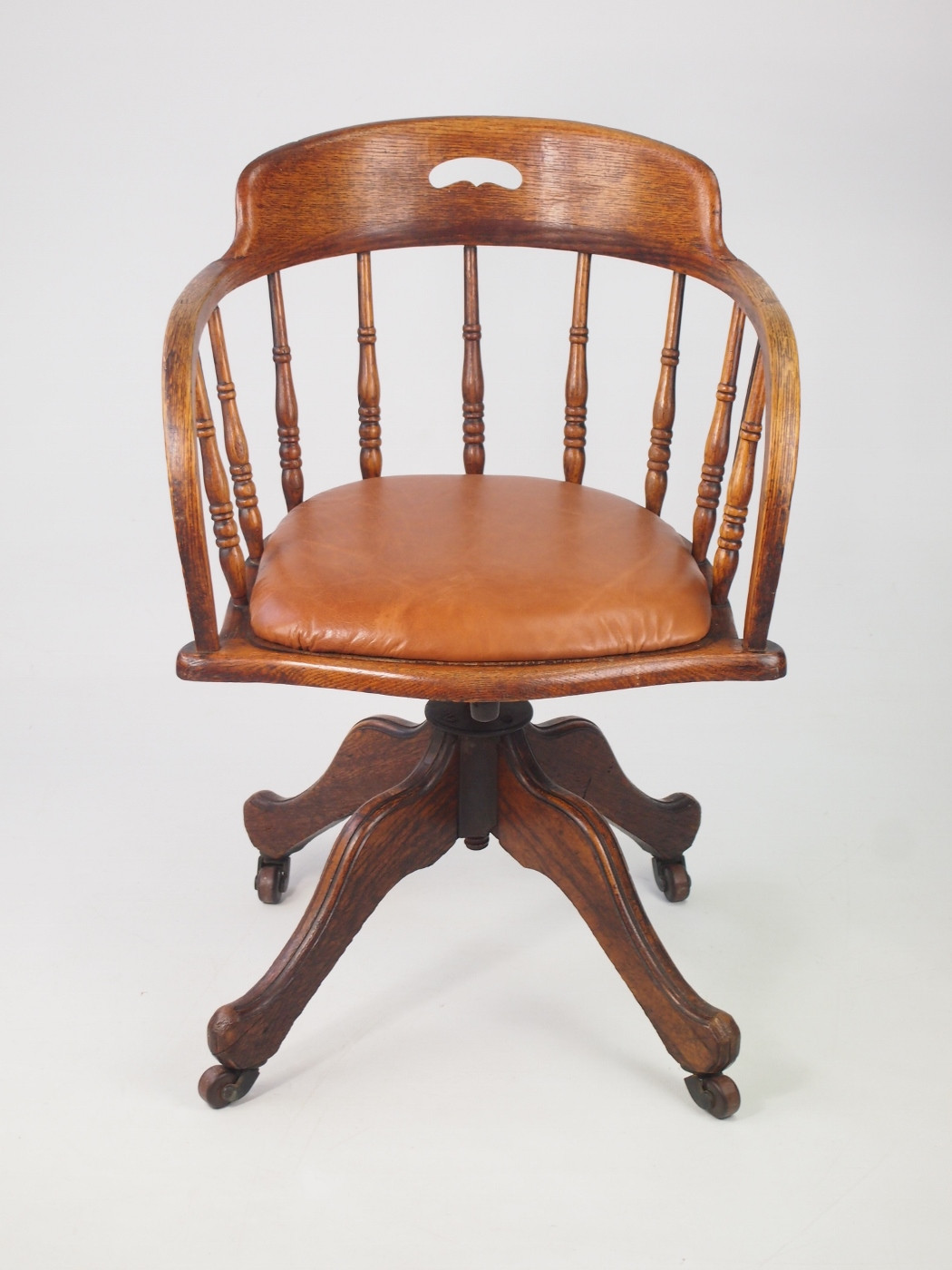 Best ideas about Antique Desk Chair
. Save or Pin Edwardian Oak Swivel Desk Chair with Leather Seat Now.