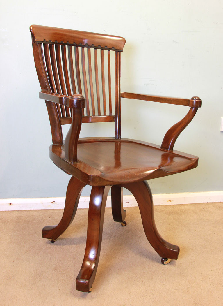 Best ideas about Antique Desk Chair
. Save or Pin Antique Swivel Mahogany Desk Chair LA Now.