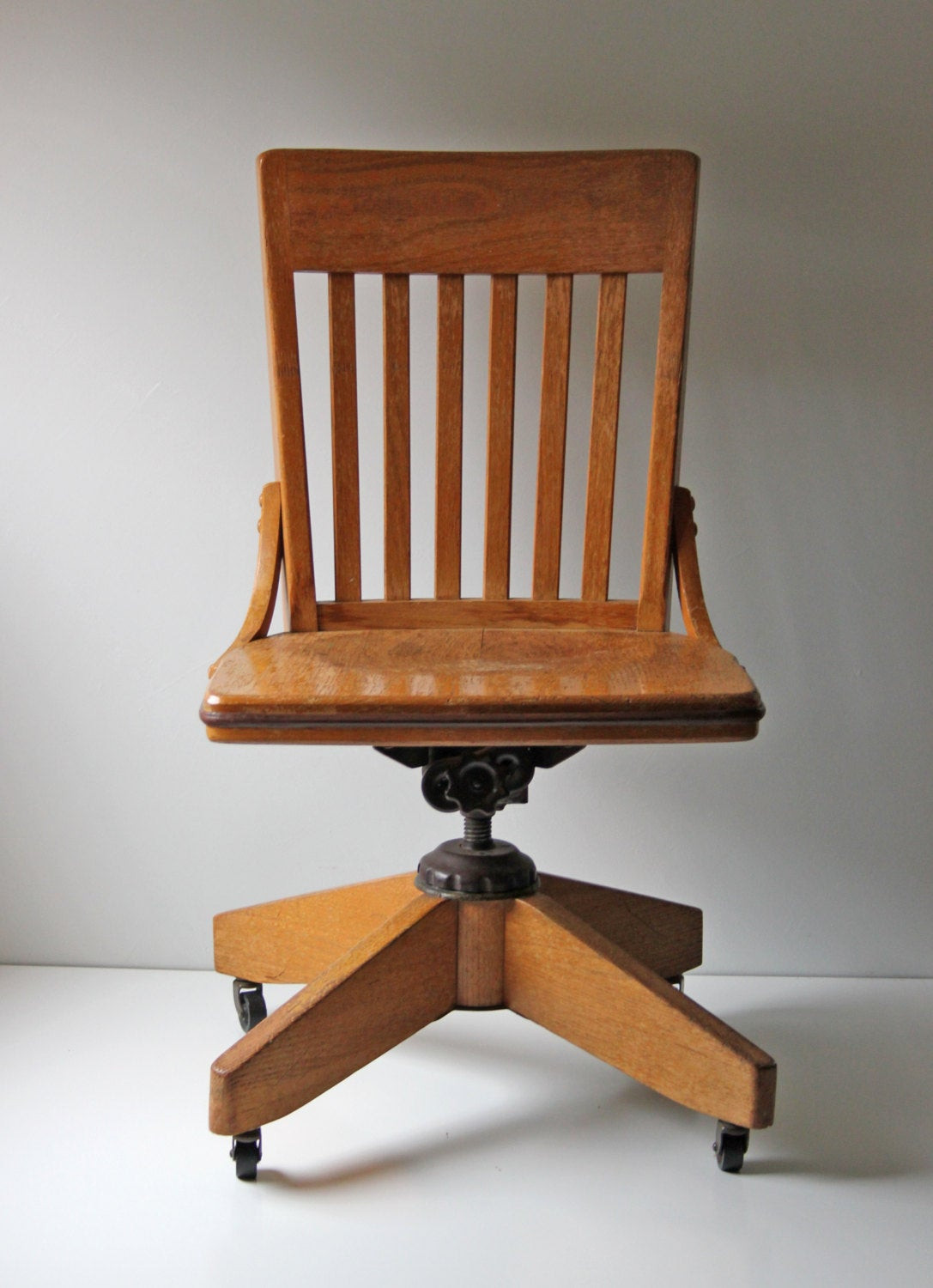 Best ideas about Antique Desk Chair
. Save or Pin reserved ntage oak office chair on casters Now.
