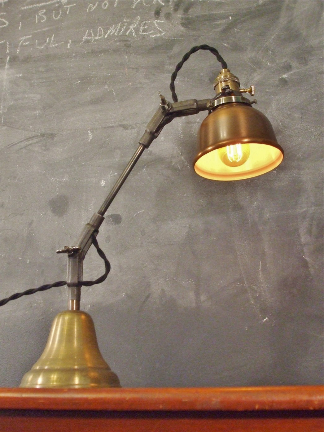 Best ideas about Antique Desk Lamp
. Save or Pin Vintage Industrial Desk Lamp Machine Age Task Light Cast Now.