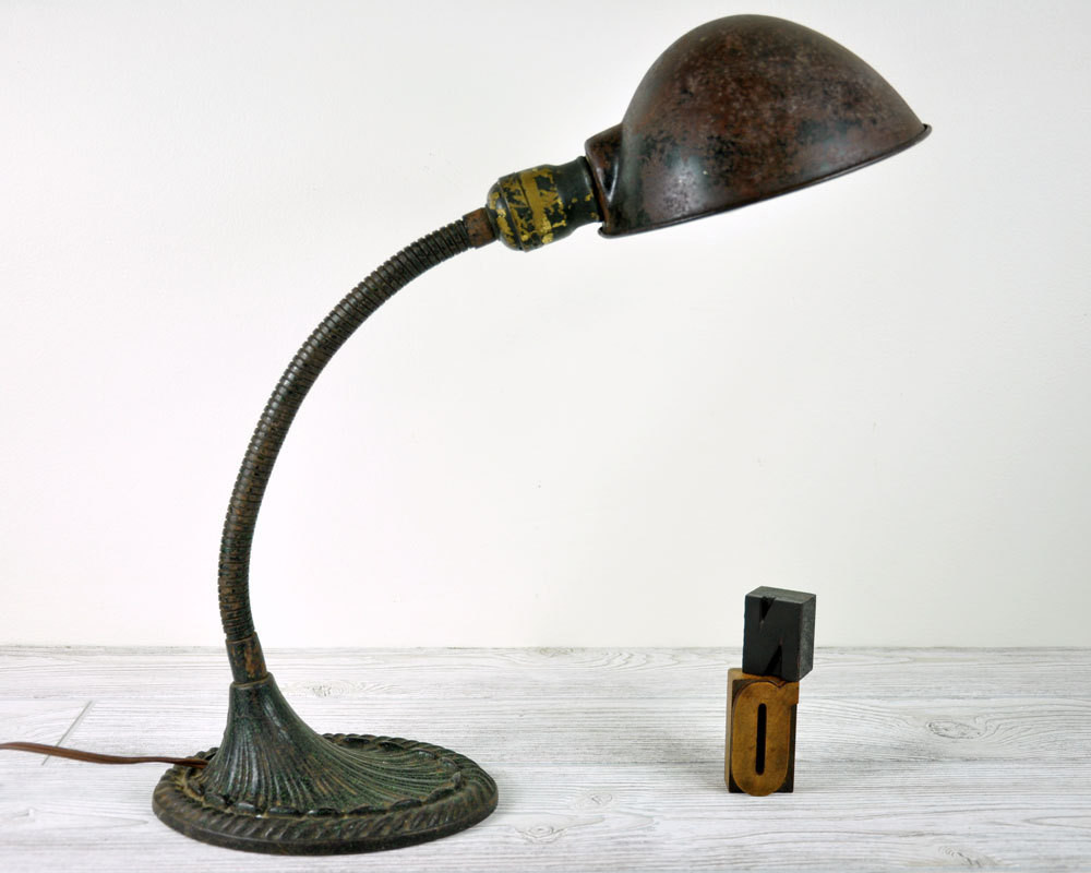 Best ideas about Antique Desk Lamp
. Save or Pin Vintage Industrial Desk Lamp Industrial Decor by Now.
