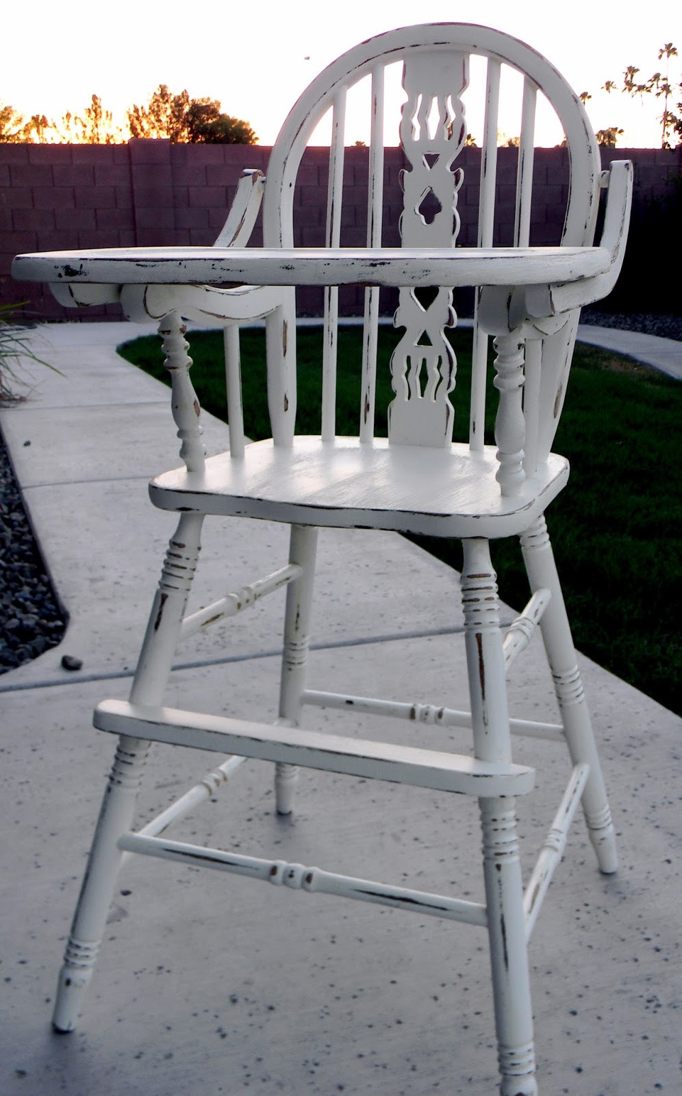 Best ideas about Antique High Chair
. Save or Pin Little Bit of Paint Refinished Antique High Chair Now.