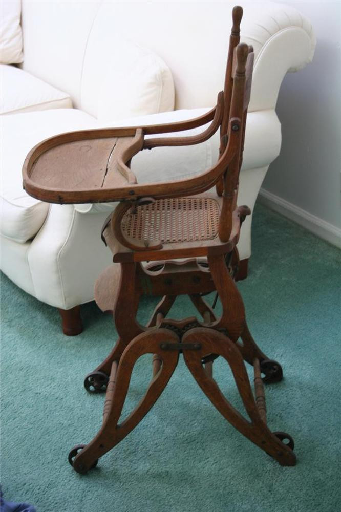 Best ideas about Antique High Chair
. Save or Pin VINTAGE ANTIQUE BABY HIGH CHAIR 1890 S VERY NICE Now.