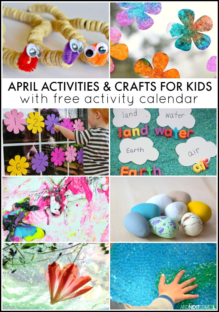 Best ideas about April Crafts For Kids
. Save or Pin 30 April Activities for Kids Free Activity Calendar Now.