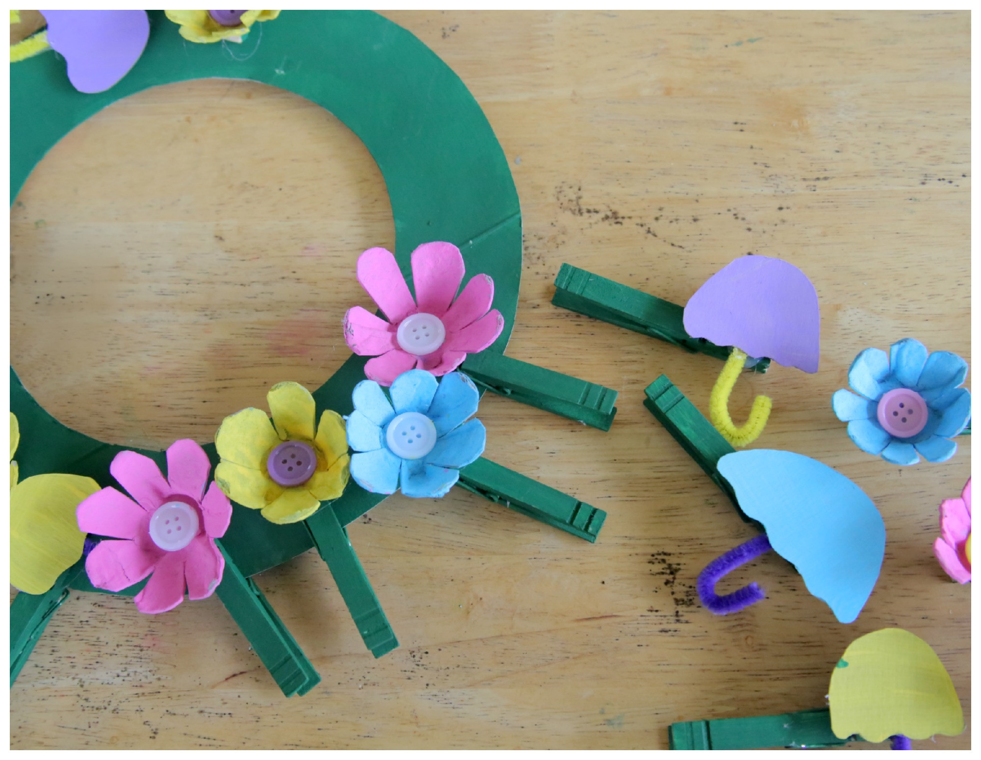 Best ideas about April Kids Crafts
. Save or Pin Recycled Craft April Showers Bring May Flowers Clothespin Now.