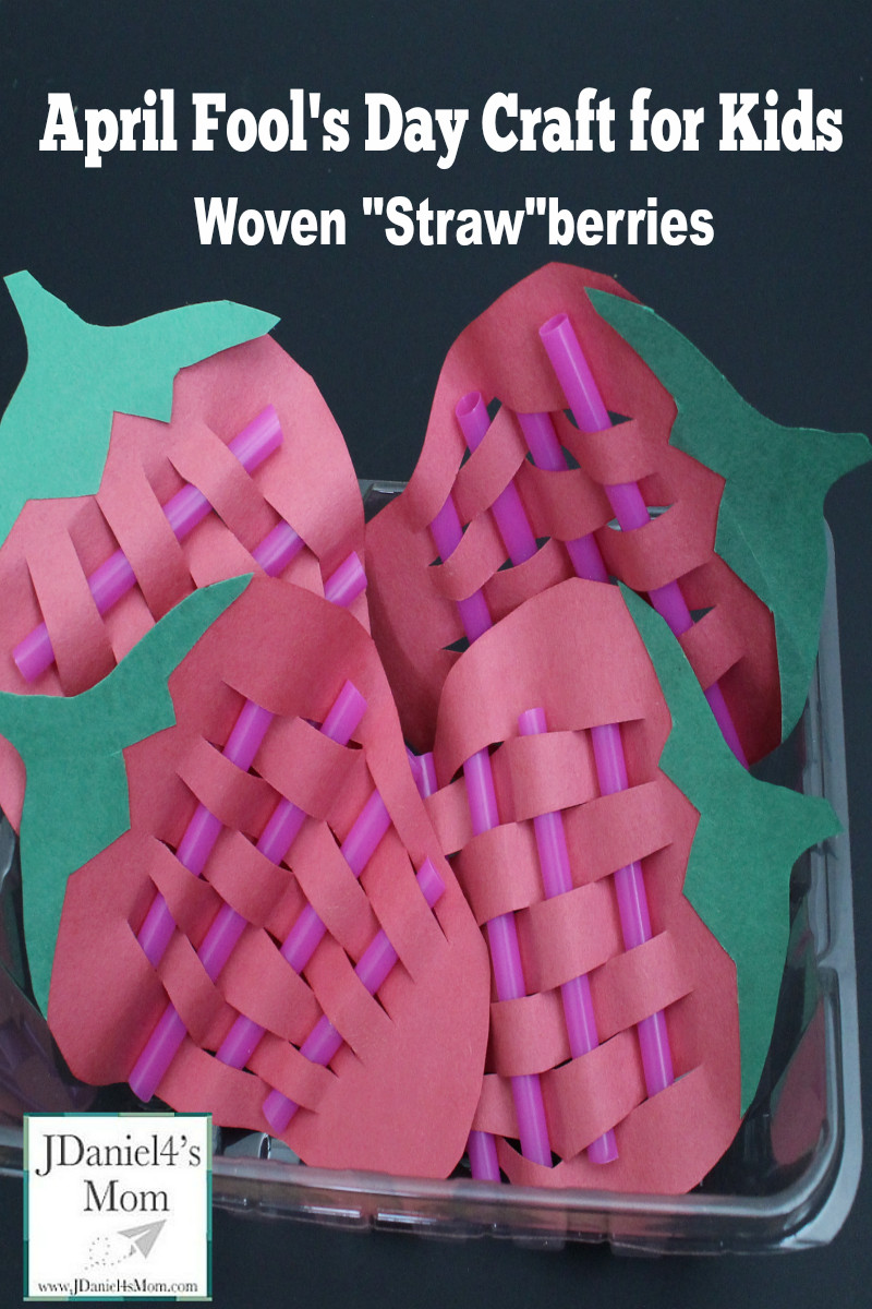 Best ideas about April Kids Crafts
. Save or Pin April Fools Day for Kids Woven Strawberries Now.