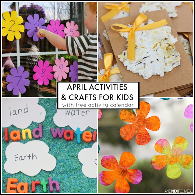 Best ideas about April Kids Crafts
. Save or Pin 30 April Activities for Kids Free Activity Calendar Now.