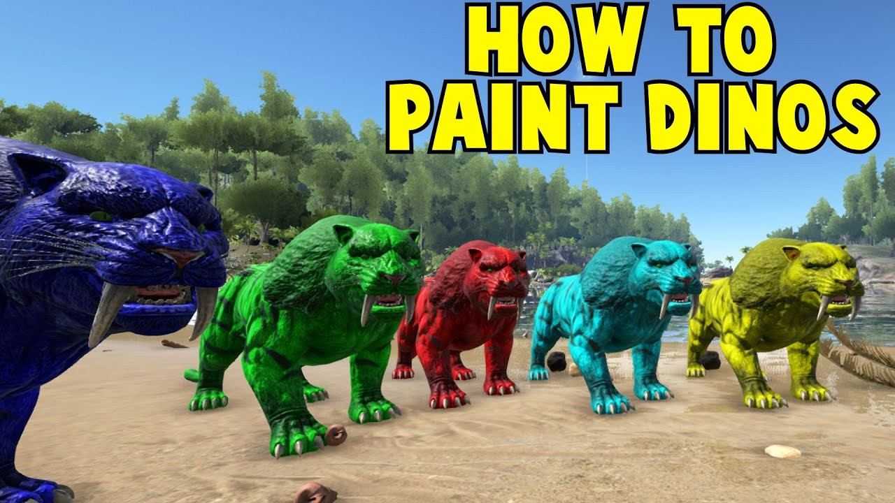 Best ideas about Ark Paint Colors
. Save or Pin How To Paint Your Dinos Ark Survival Evolved Now.