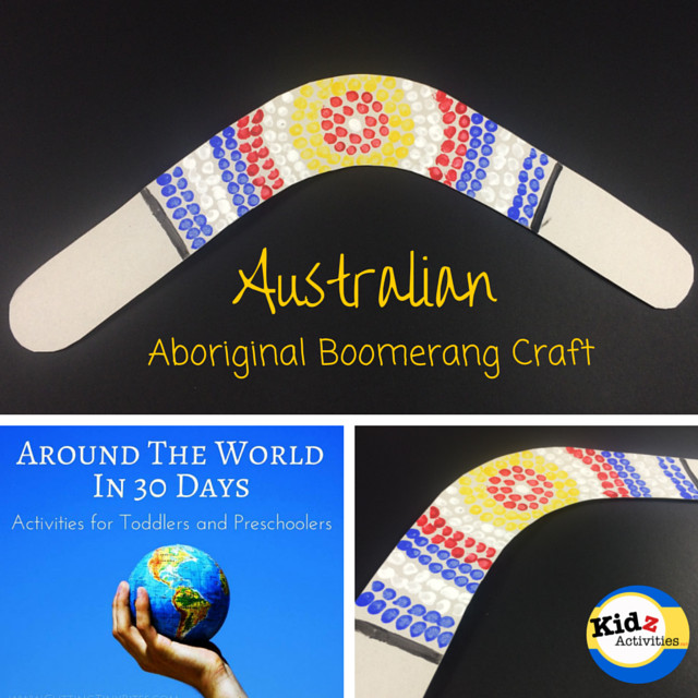 Best ideas about Around The World Crafts For Kids
. Save or Pin Australian Aboriginal Boomerang Craft Kidz Activities Now.