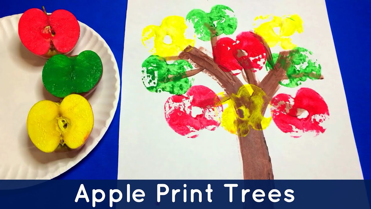 Best ideas about Art And Craft Activities For Preschoolers
. Save or Pin Apple Print Trees Preschool and Kindergarten Art Project Now.