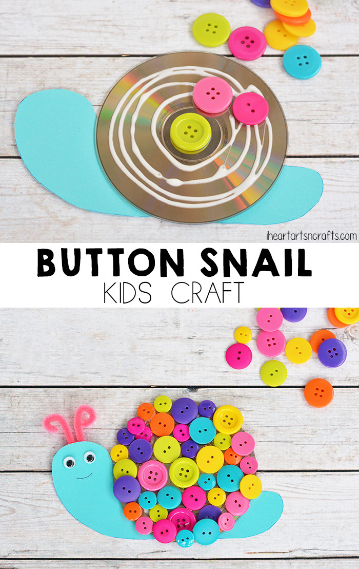 Best ideas about Art And Craft For Kids
. Save or Pin Button Snail Craft For Kids I Heart Arts n Crafts Now.