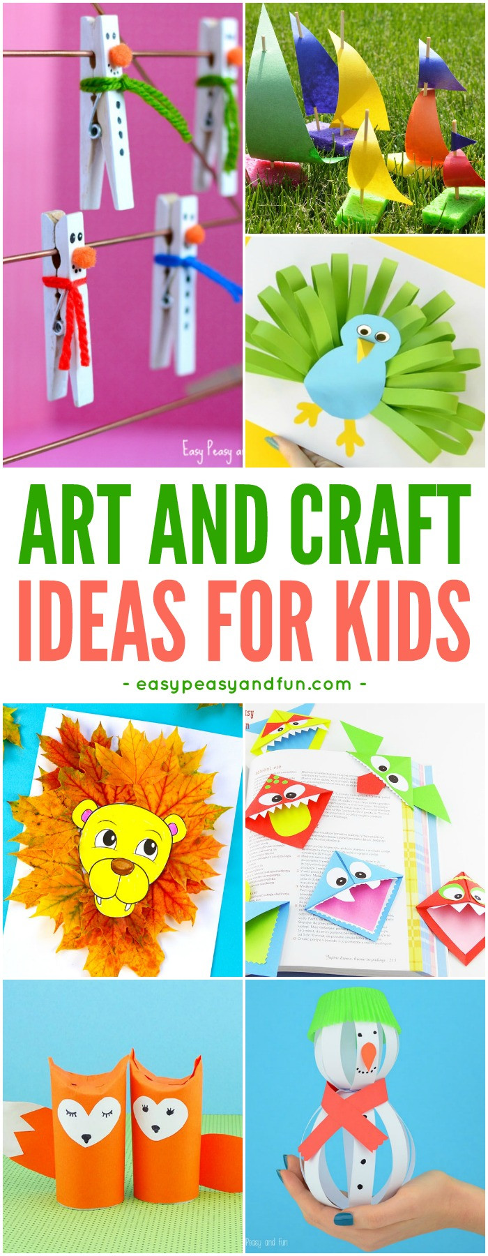 Best ideas about Art And Craft For Kids
. Save or Pin Crafts For Kids Tons of Art and Craft Ideas for Kids to Now.