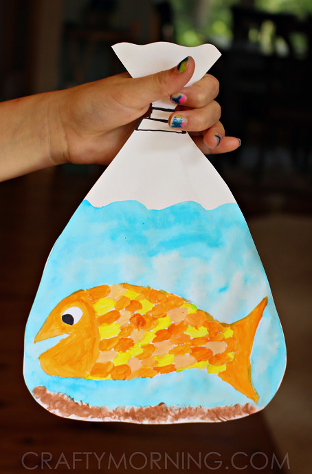 Best ideas about Art And Craft Ideas For Toddlers
. Save or Pin Adorable goldfish in a bag kids craft Now.