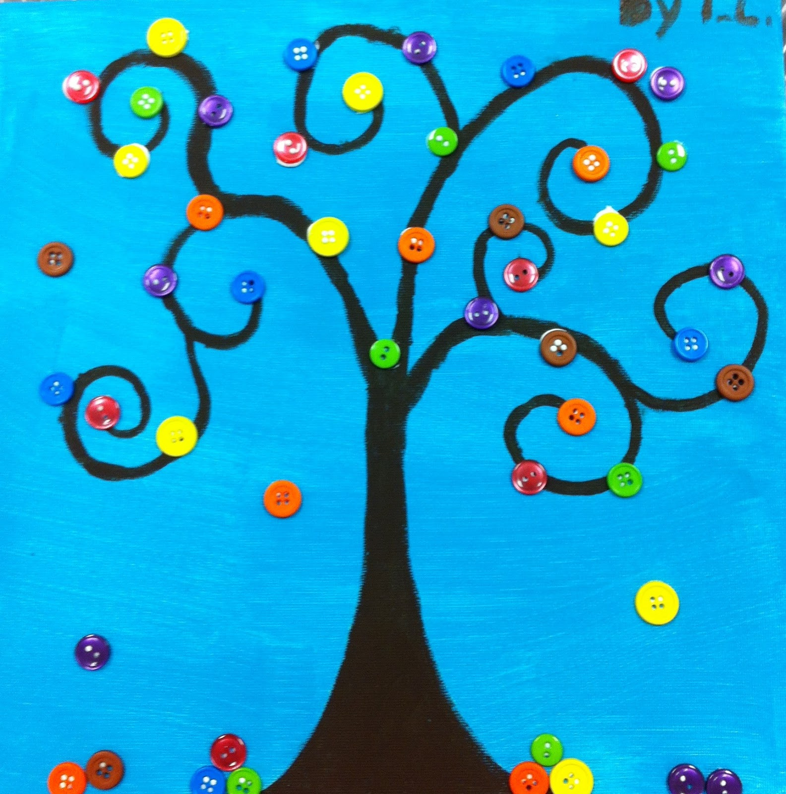 Best ideas about Art And Crafts For Kids
. Save or Pin Angela Anderson Art Blog Button Trees Kids Art Class Now.