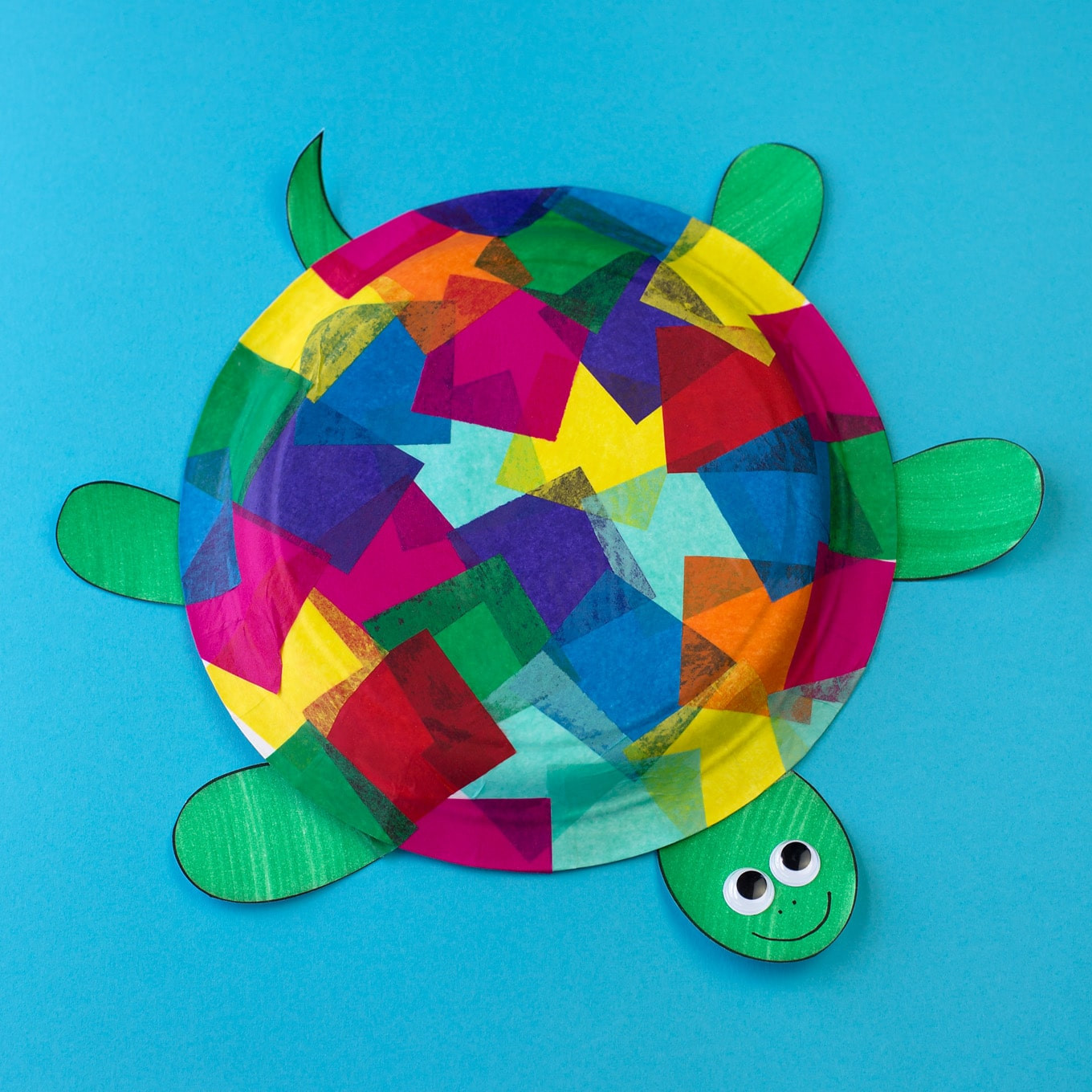 Best ideas about Art And Crafts For Kids
. Save or Pin Tissue Paper and Paper Plate Turtle Craft Now.