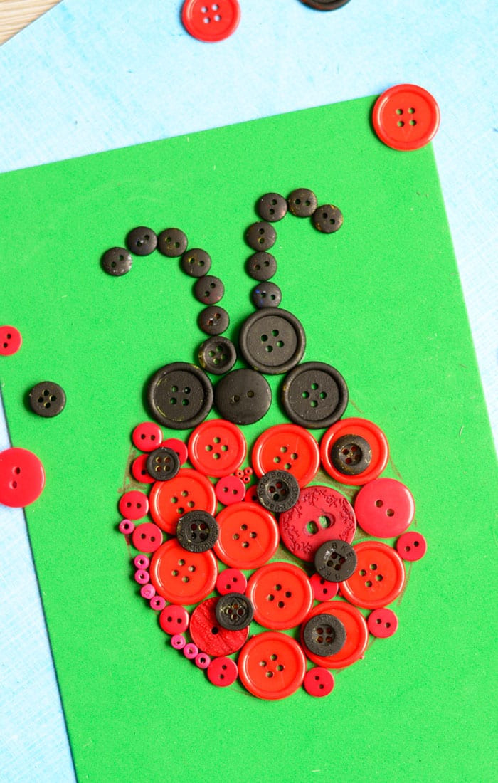Best ideas about Art Crafts For Toddlers
. Save or Pin Ladybug Button Art Craft Easy Peasy and Fun Now.