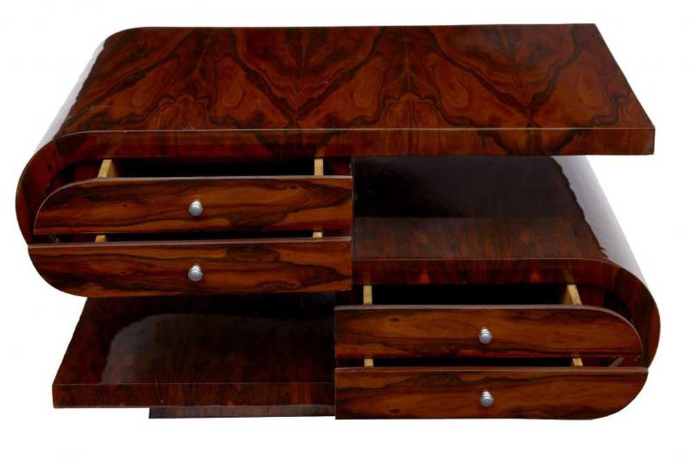 Best ideas about Art Deco Coffee Table
. Save or Pin S Shaped Art Deco Coffee Table Walnut Cocktail Tables Now.