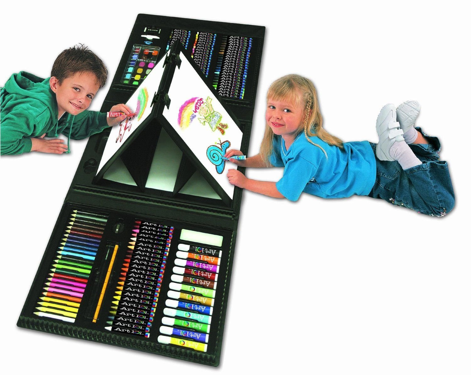 Best ideas about Art Kit For Toddlers
. Save or Pin Art Set Kids Piece Drawing Artist Painting 101 Kit Case Now.