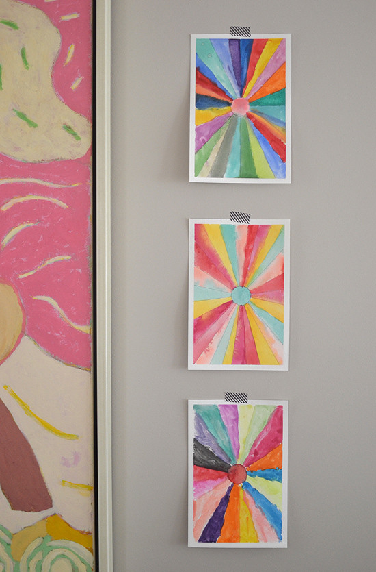 Best ideas about Art Projects For Adults
. Save or Pin DIY Sunburst Paintings – Back to school Art – Math Now.
