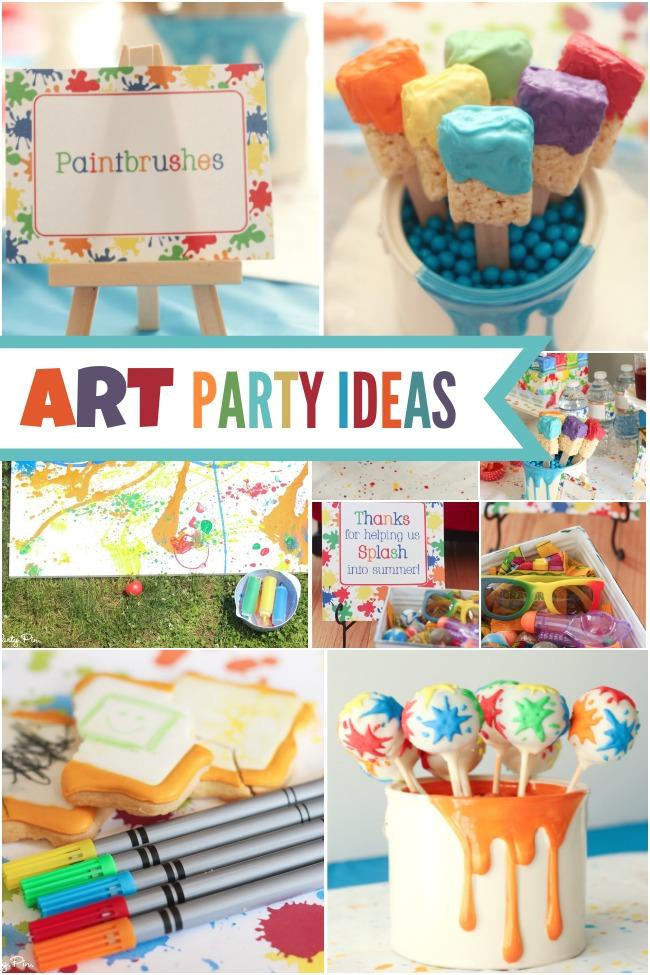 Best ideas about Art Themed Party For Adults
. Save or Pin Arts and Crafts Themed Painting Party Ideas Spaceships Now.