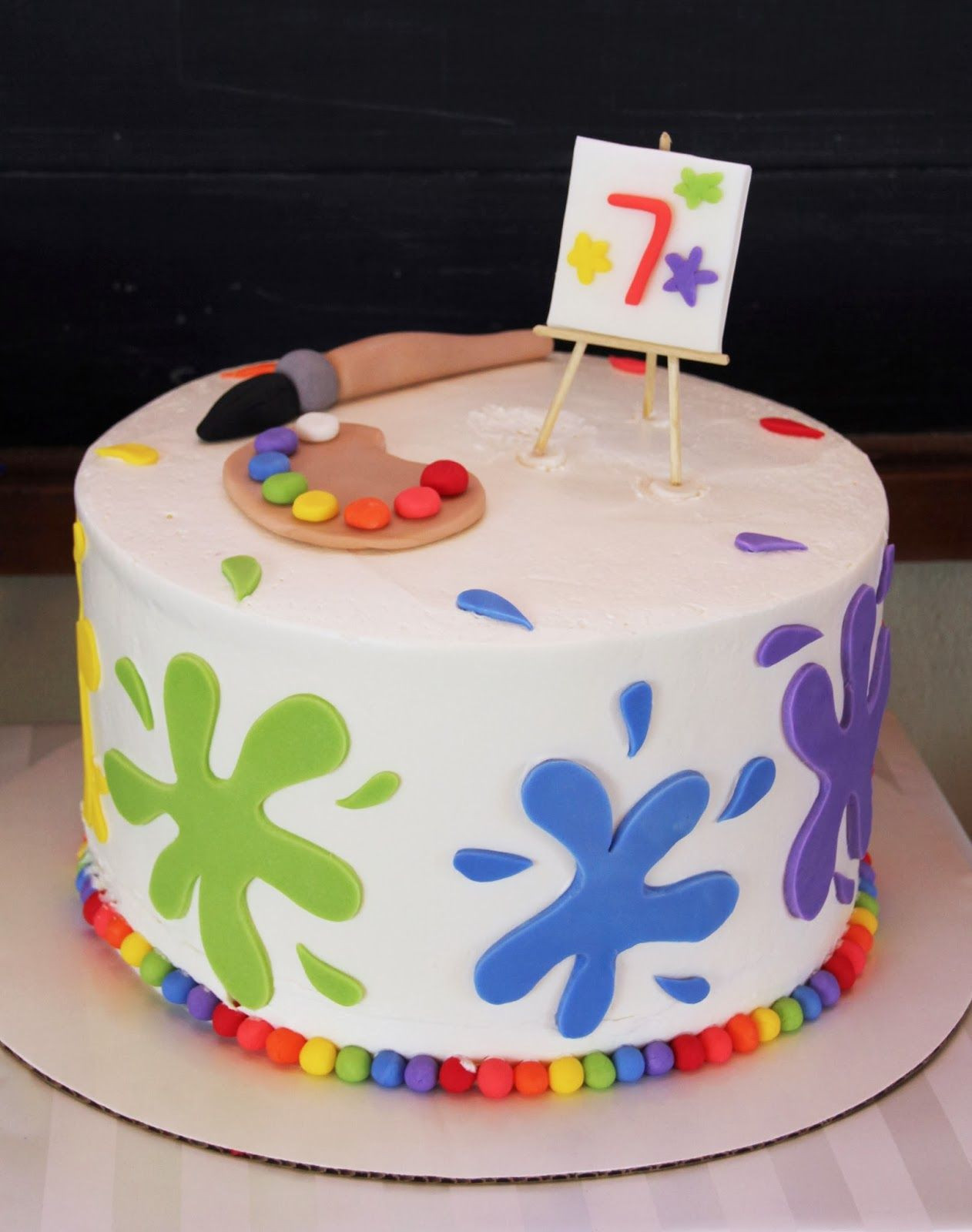 Best ideas about Art Themed Party For Adults
. Save or Pin 5M Creations Rainbow Art Party art paint cake Now.