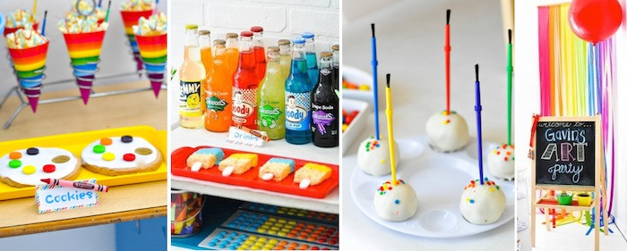 Best ideas about Art Themed Party For Adults
. Save or Pin Kara s Party Ideas Colorful Art Party with tons of ideas Now.