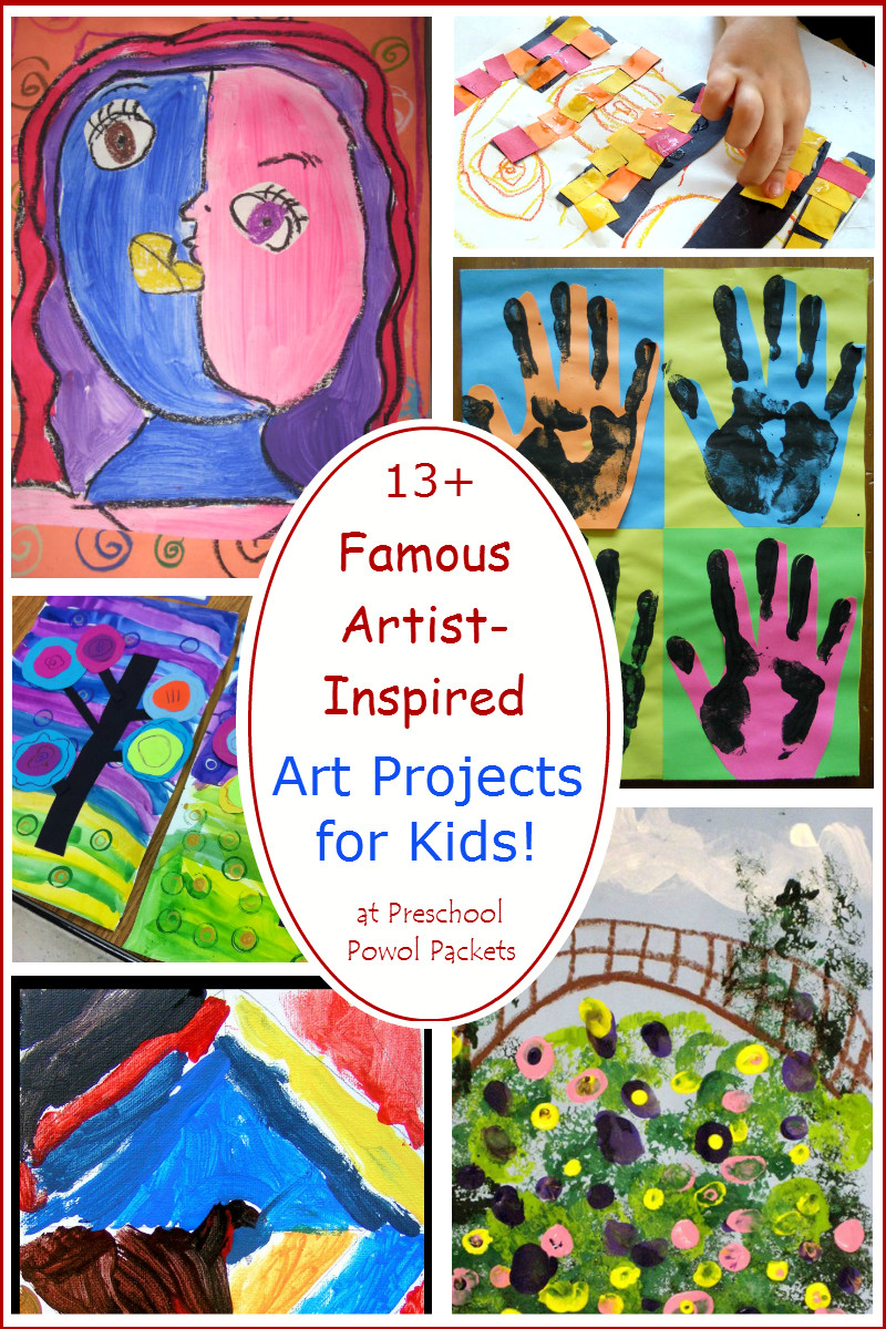 Best ideas about Artprojects For Kids
. Save or Pin 13 Famous Artists Inspired Art Projects for Kids Now.