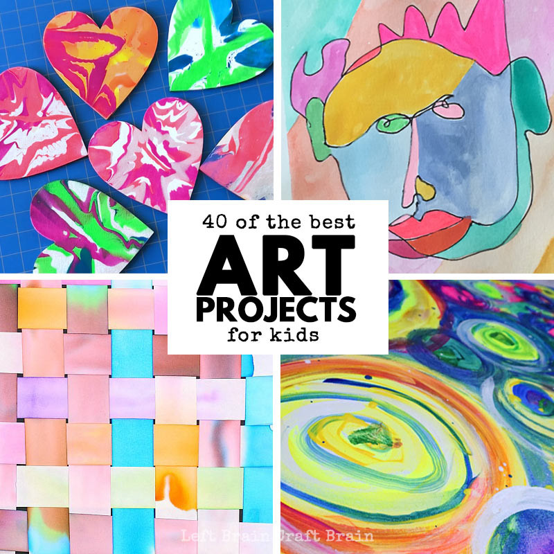 Best ideas about Artprojects For Kids
. Save or Pin 40 of the Best Art Projects for Kids Left Brain Craft Brain Now.