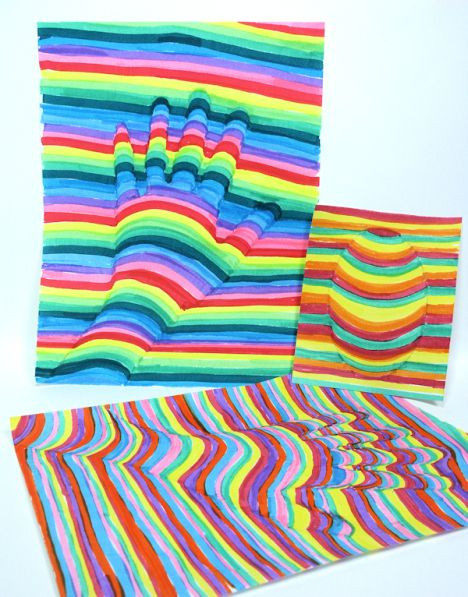 Best ideas about Artprojects For Kids
. Save or Pin Fun OP Art Project for Kids Now.