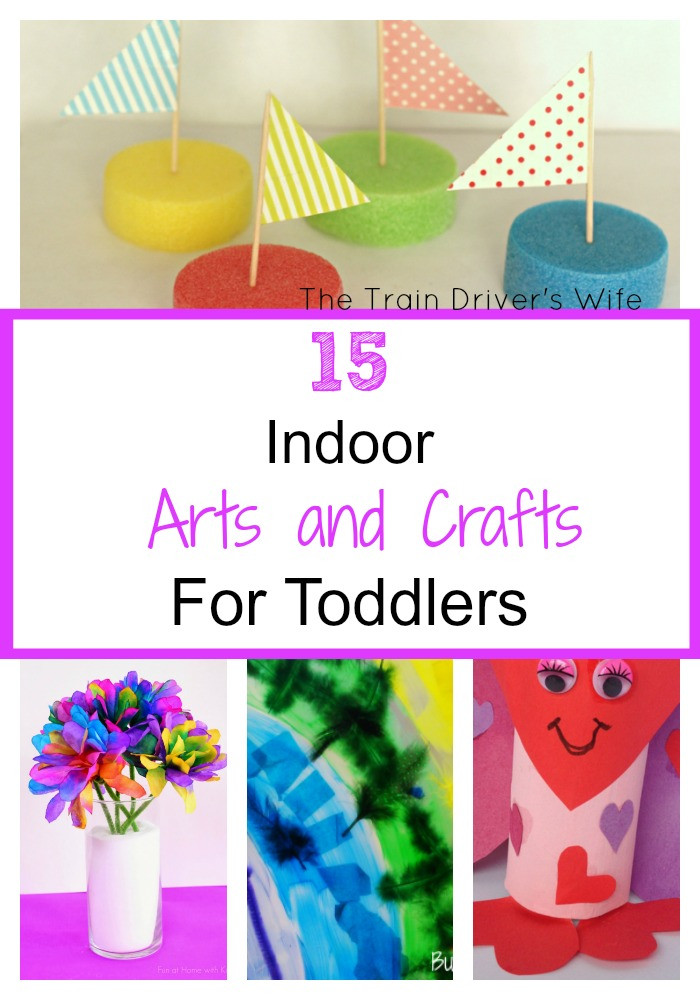 Best ideas about Arts &amp; Crafts For Toddlers
. Save or Pin 15 Indoor Arts and Crafts for Toddlers Now.