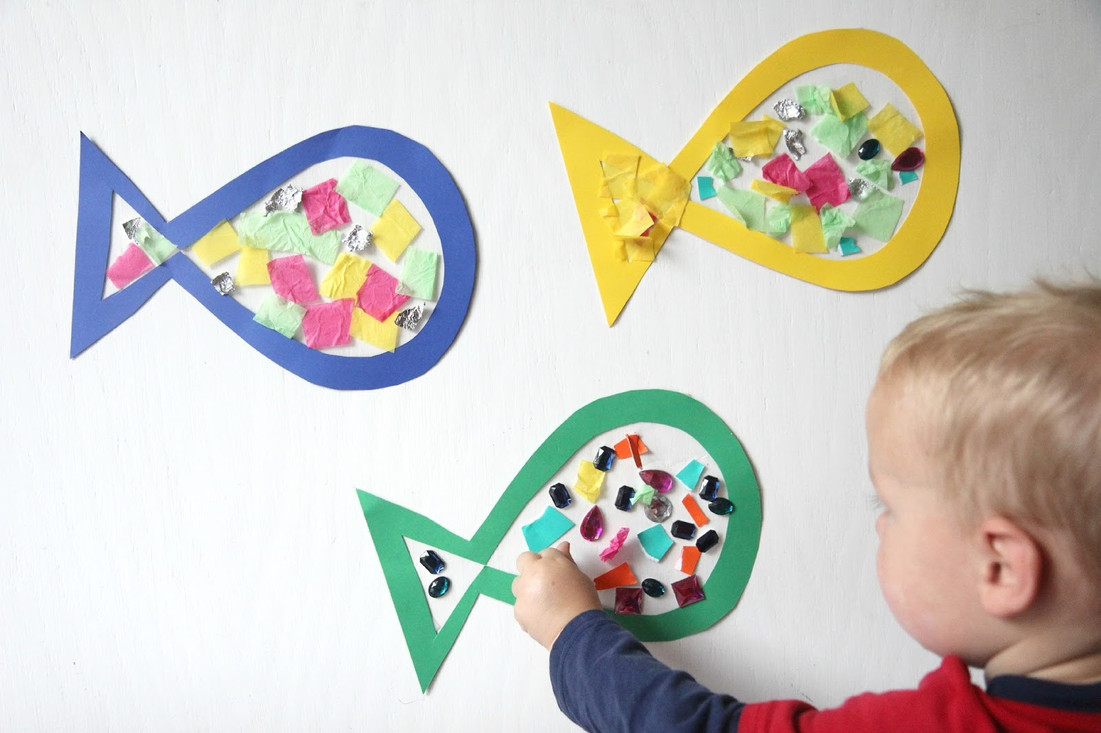 Best ideas about Arts &amp; Crafts For Toddlers
. Save or Pin Toddler Approved Sticky Fish Craft for Toddlers Now.
