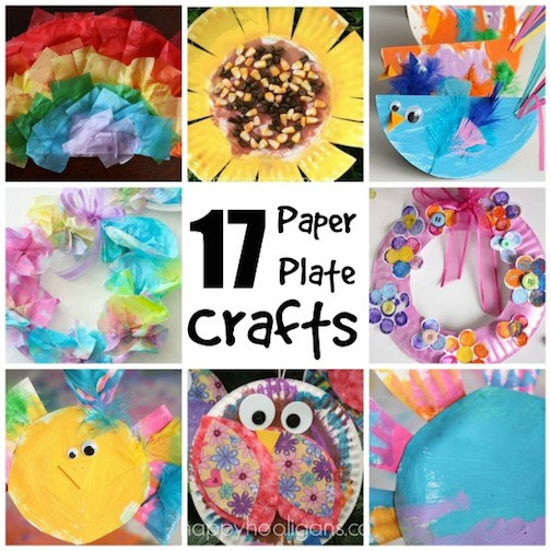 Best ideas about Arts And Crafts For Kids At Home
. Save or Pin 17 Easy Paper Plate Crafts for Kids Happy Hooligans Now.