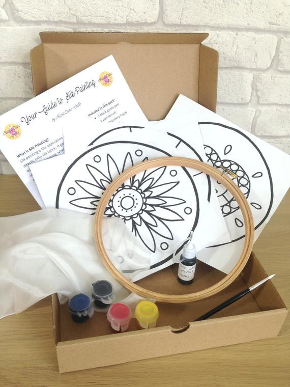 Best ideas about Arts And Crafts Kits For Adults
. Save or Pin Silk Painting Kit Adults Craft Kits Childrens Craft Kit Now.