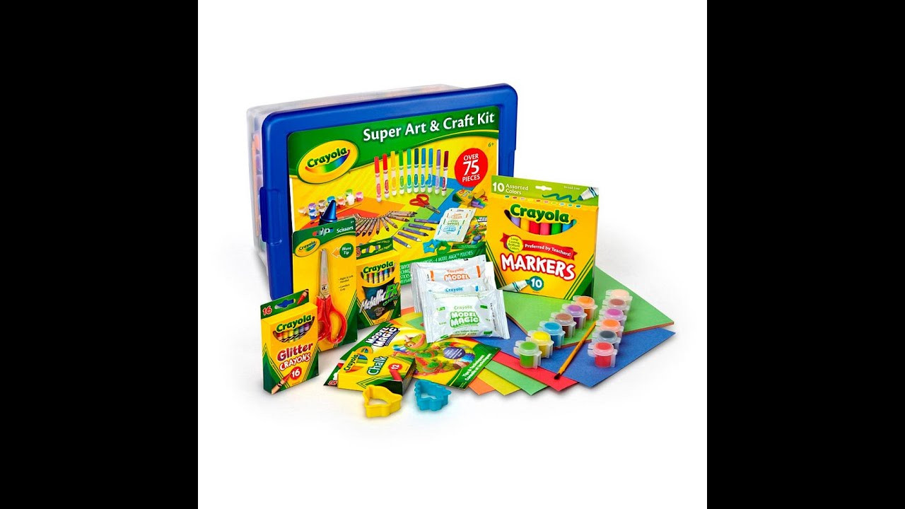 Best ideas about Arts And Crafts Sets For Kids
. Save or Pin Crayola Super Art & Craft Kit Product Review Now.