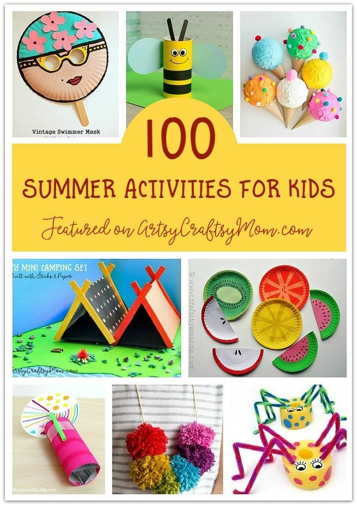 Best ideas about Arts And Crafts To Do With Kids
. Save or Pin The Ultimate List of 100 Summer Activities for Kids Now.