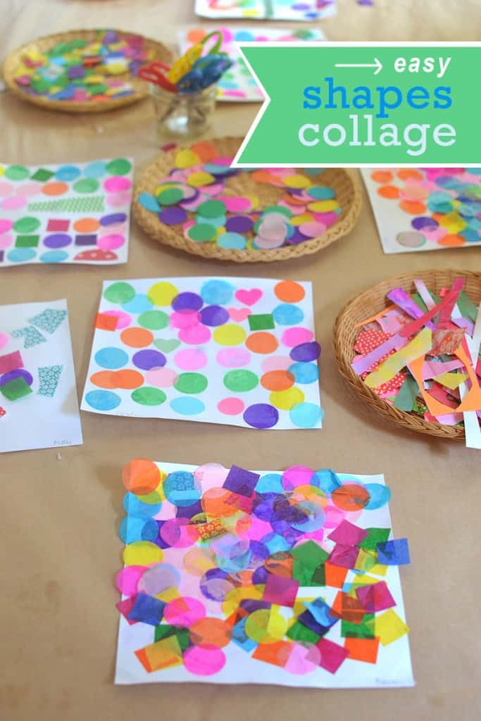 Best ideas about Arts Ideas For Toddlers
. Save or Pin Easy shapes collage art and math activity NurtureStore Now.