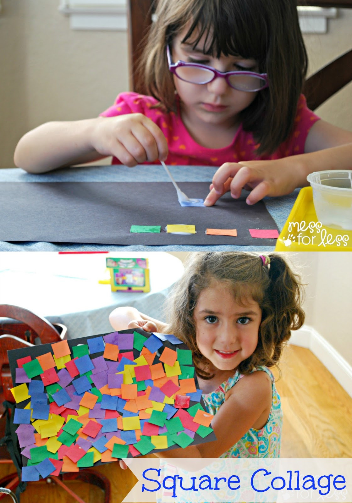 Best ideas about Arts Ideas For Toddlers
. Save or Pin Art Activity Square Collage Mess for Less Now.